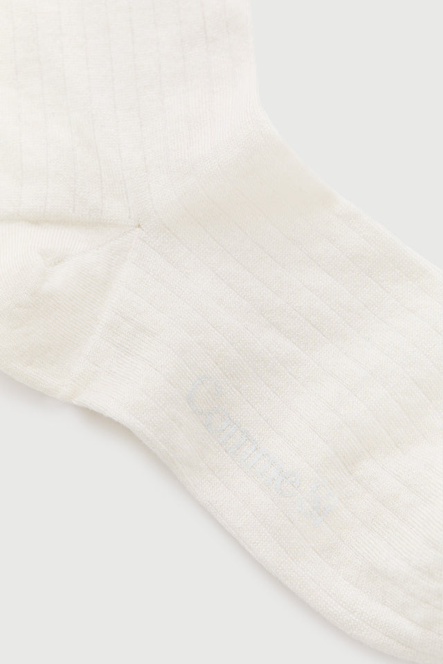 The Silk Ribbed Sock